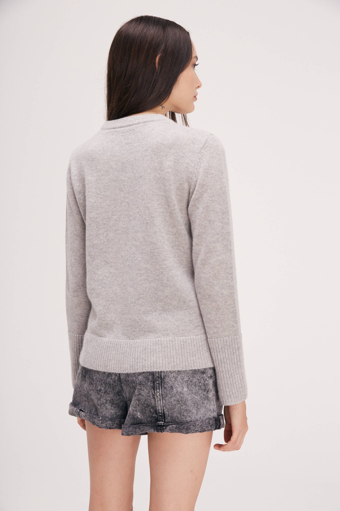 Leonor cashmere sweater petróleo