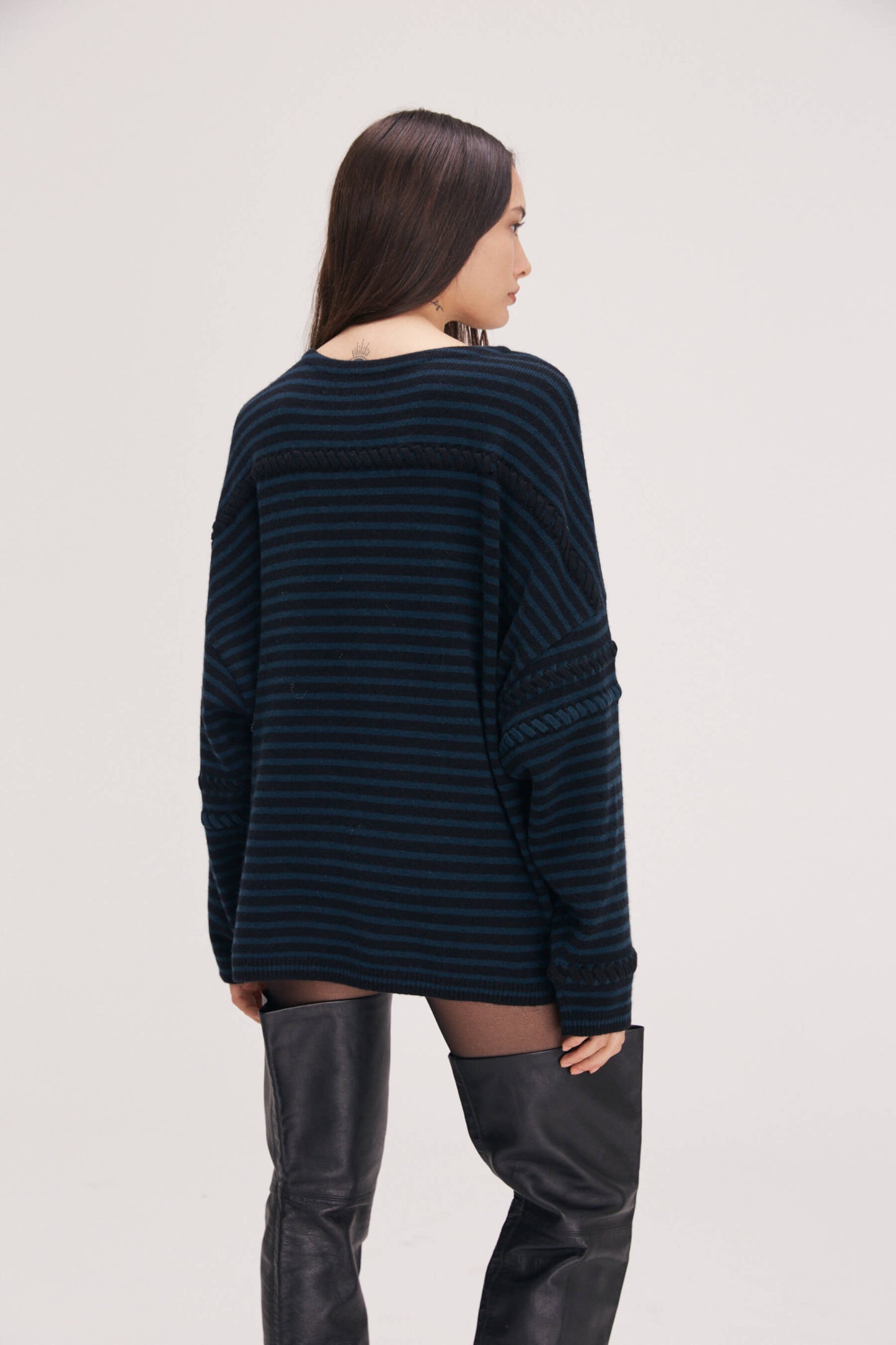 Pampa cashmere sweater dark green