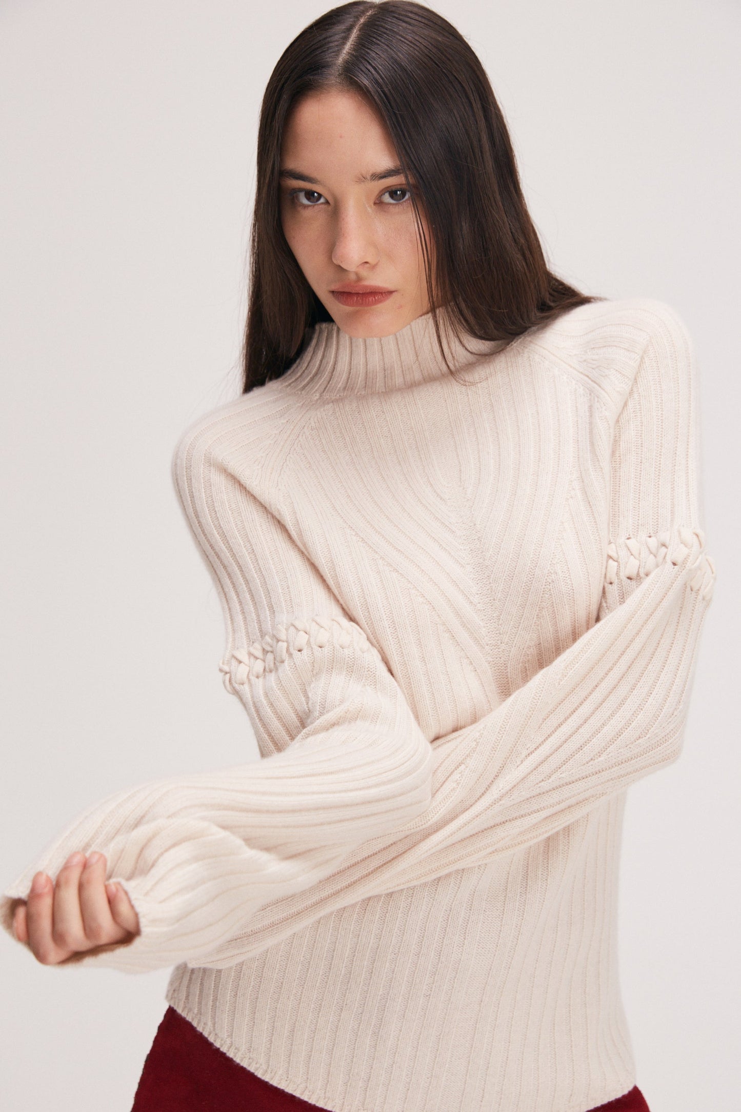 Lena cashmere sweater ivory