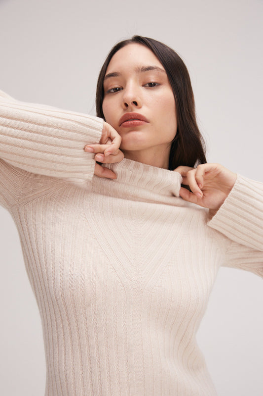 Lena cashmere sweater ivory