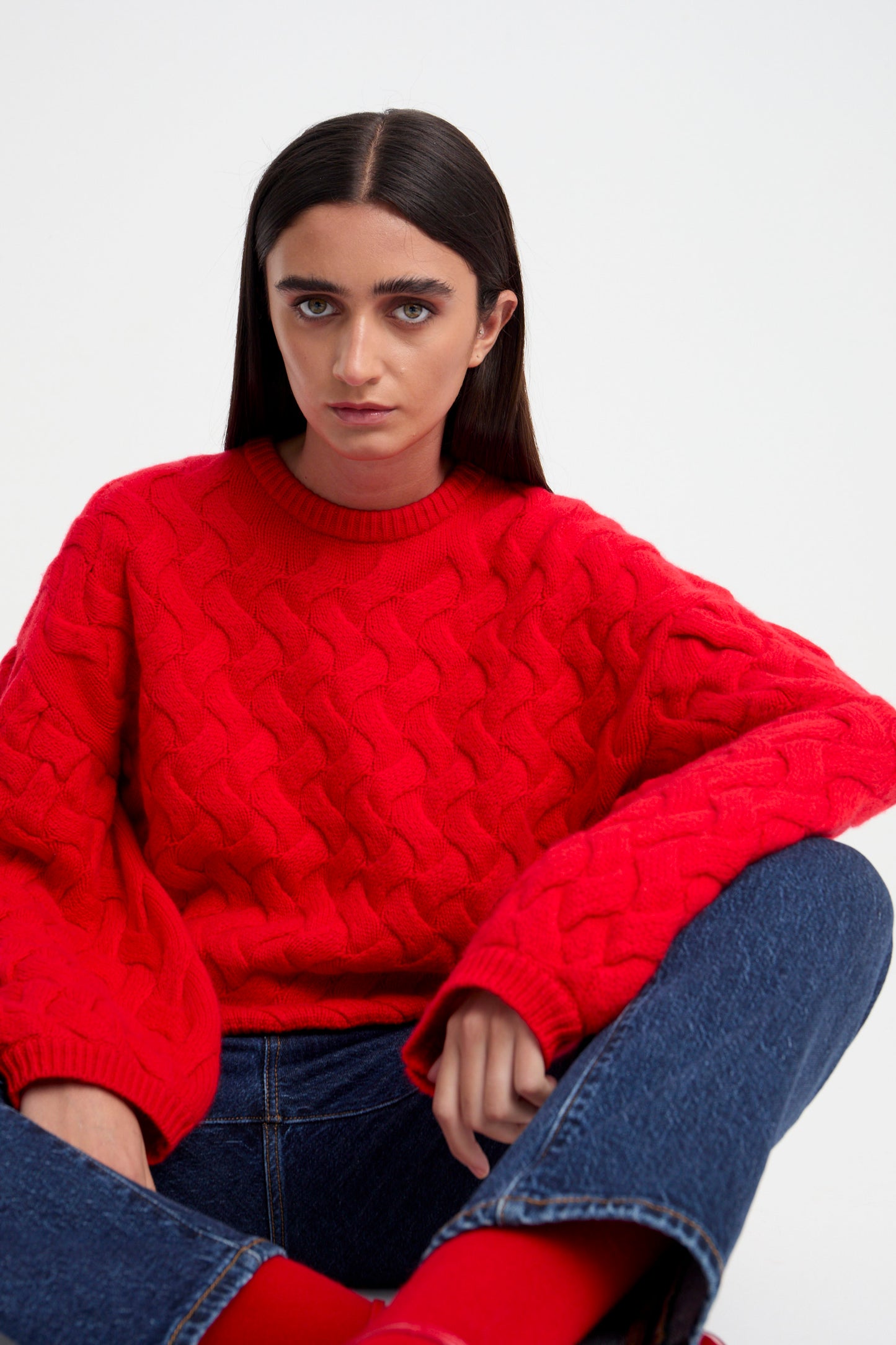 Ginevra Cashmere sweater Red