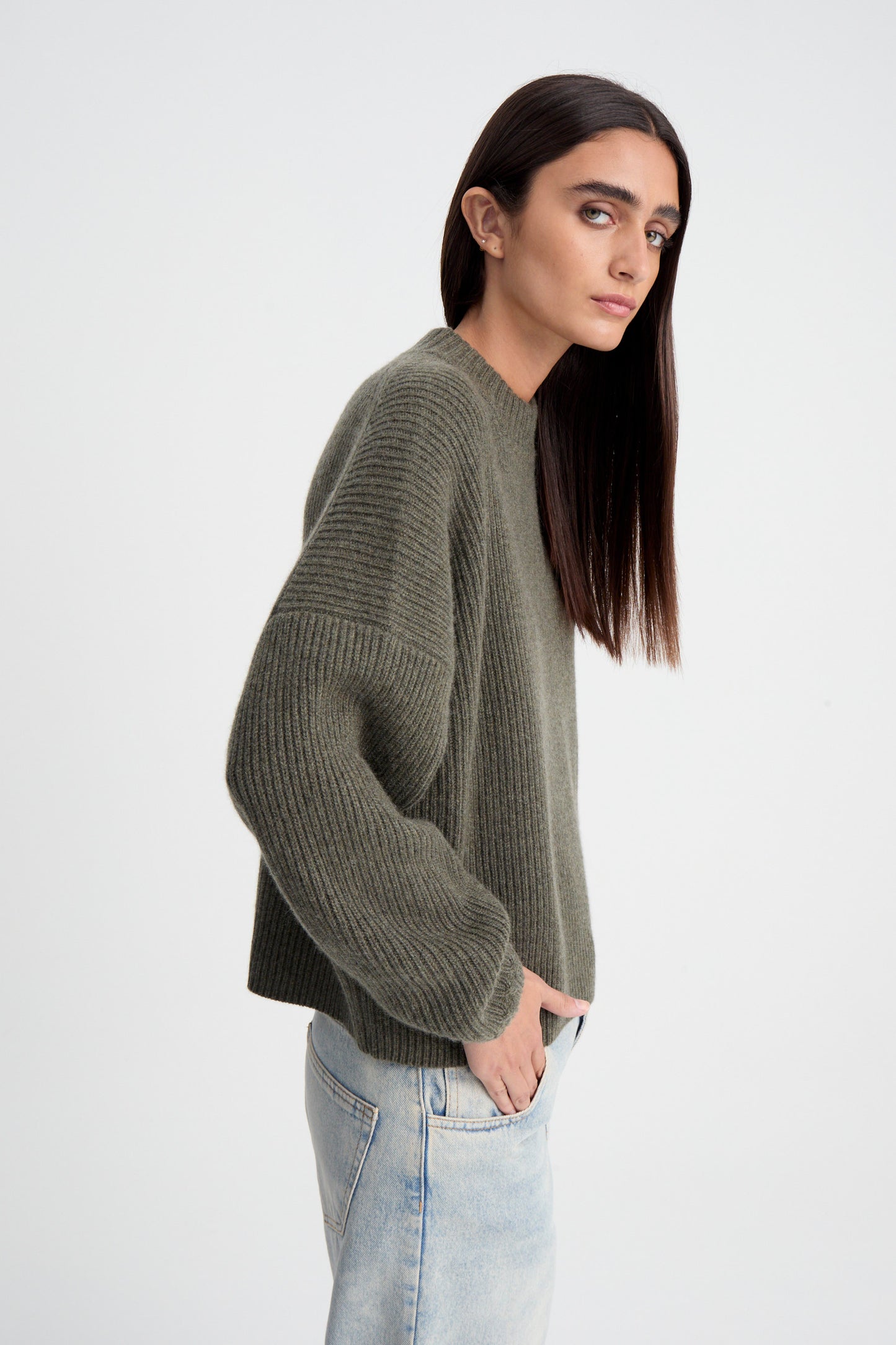 Azucena Cashmere sweater Green