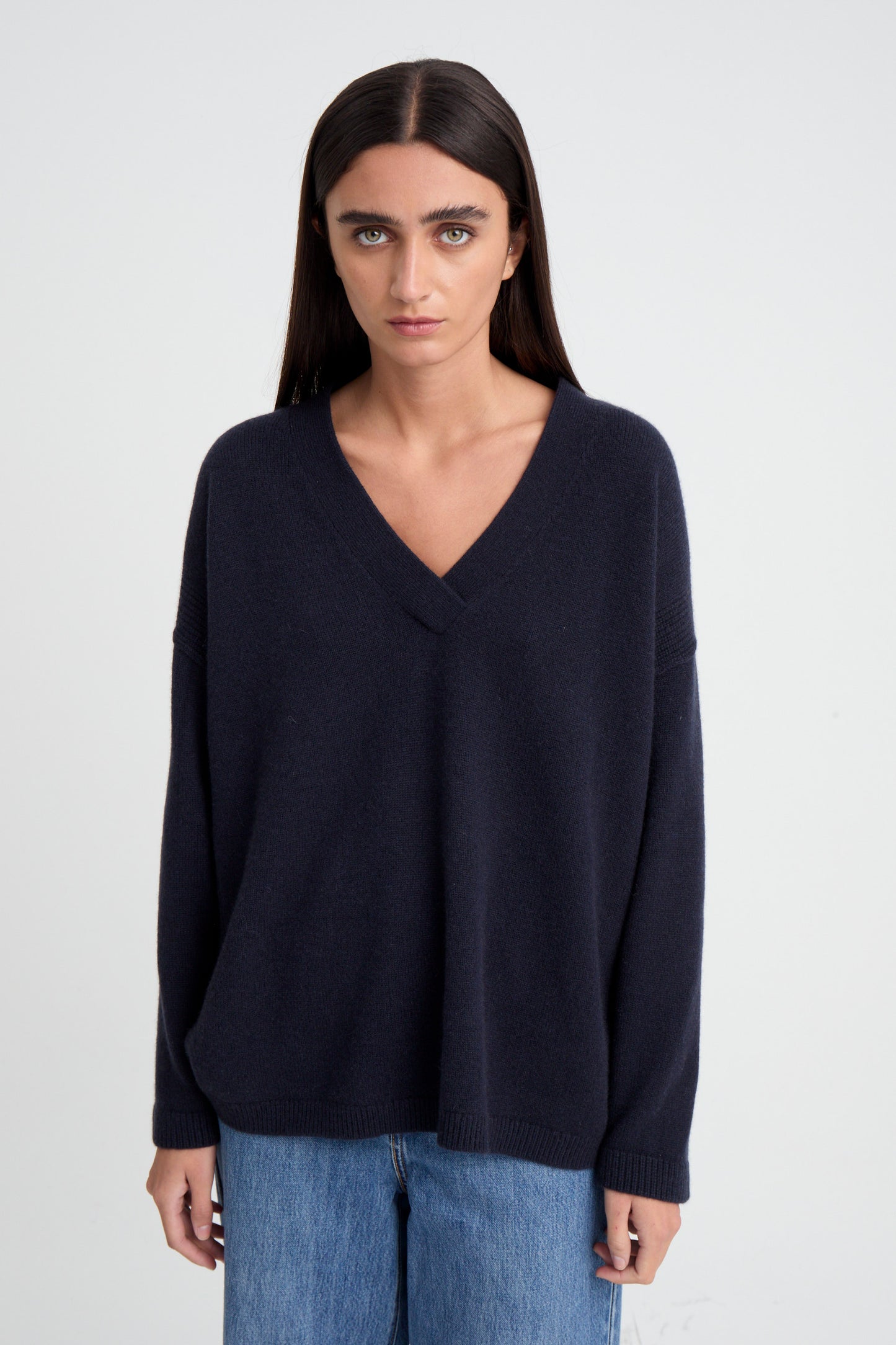 Jazmín Cashmere sweater Blue