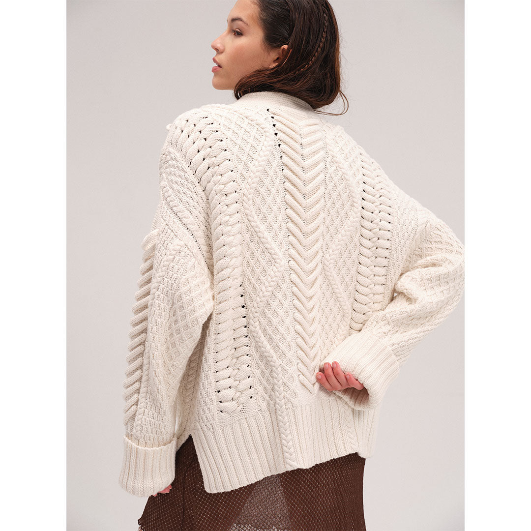 Cardigan Charly blanco