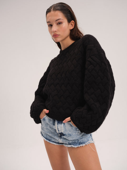 Ginevra Cashmere sweater black