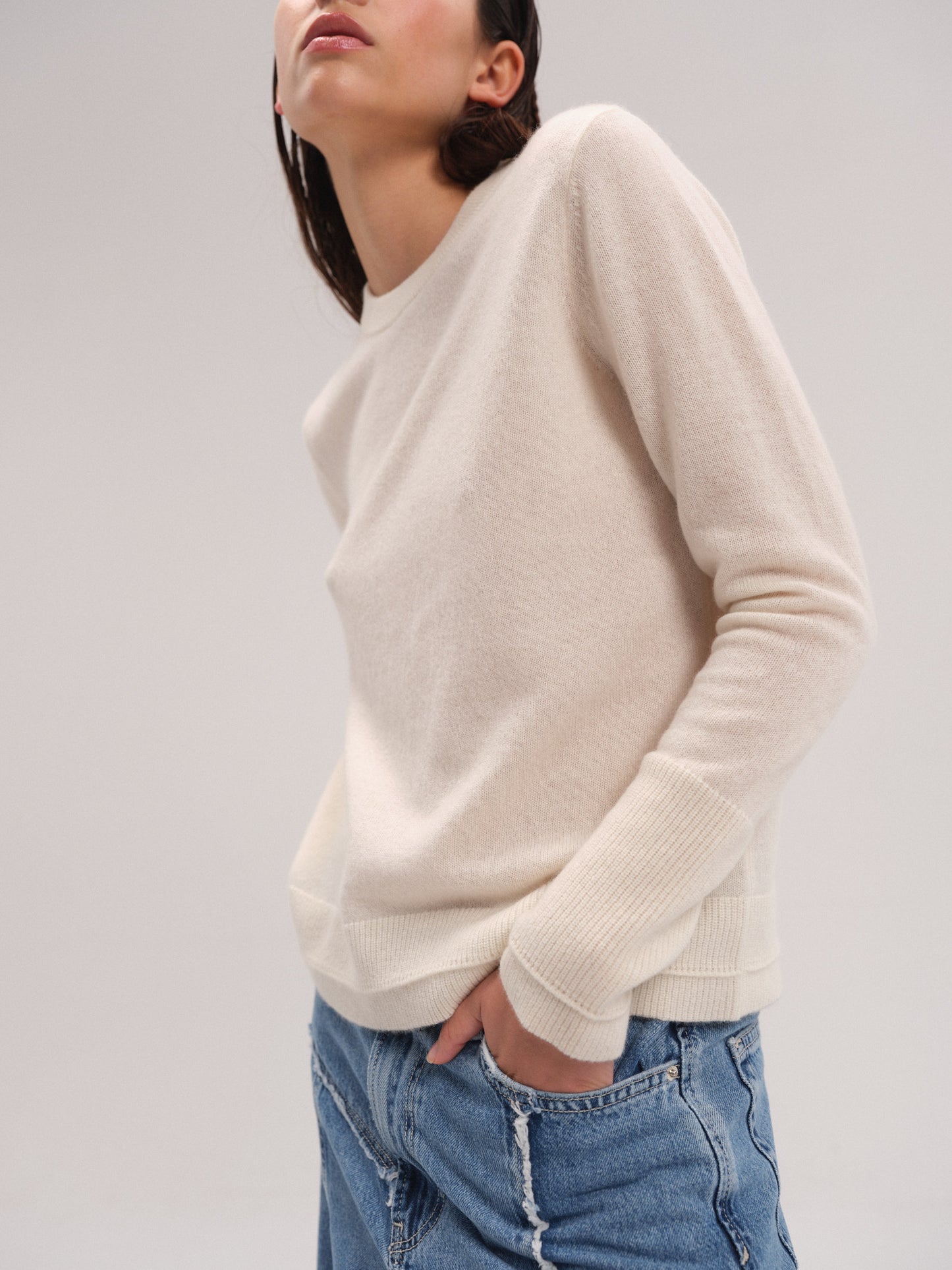 Paloma cashmere sweater White