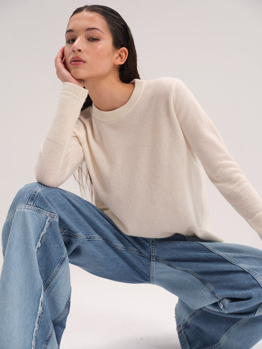 Paloma cashmere sweater White